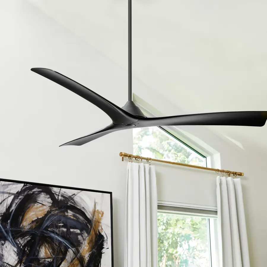 Mecca 64" Ceiling Fan in Black - Image 7