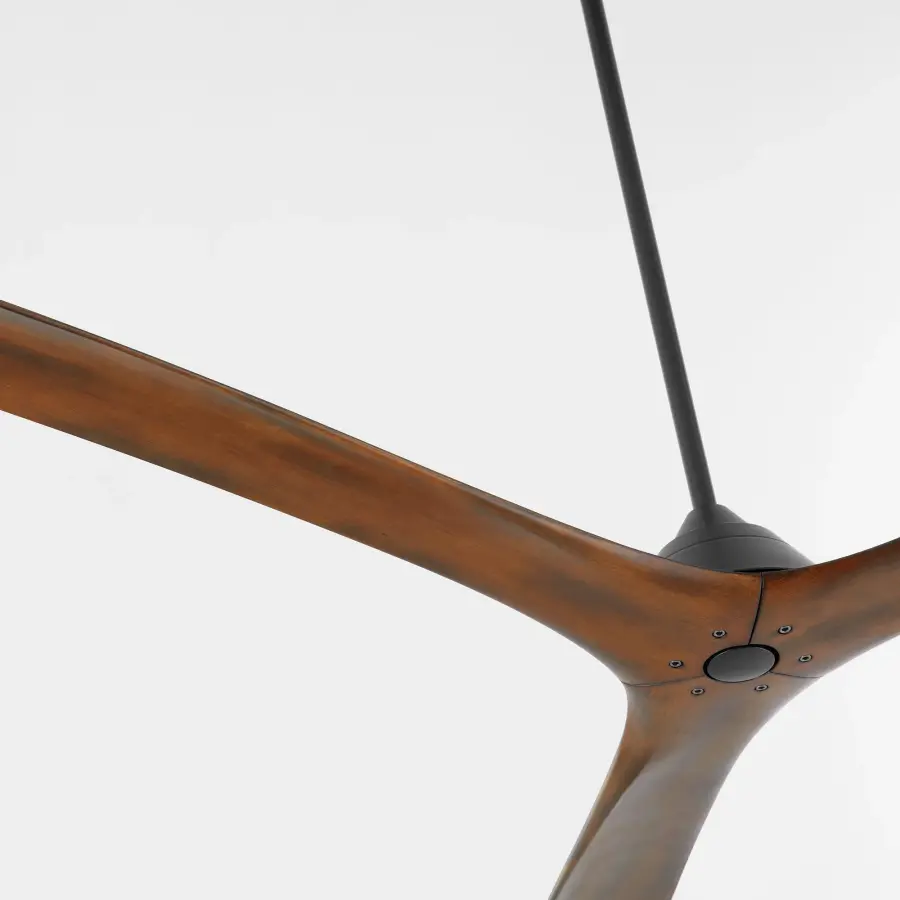 Mecca 64" Ceiling Fan in Walnut - Image 3