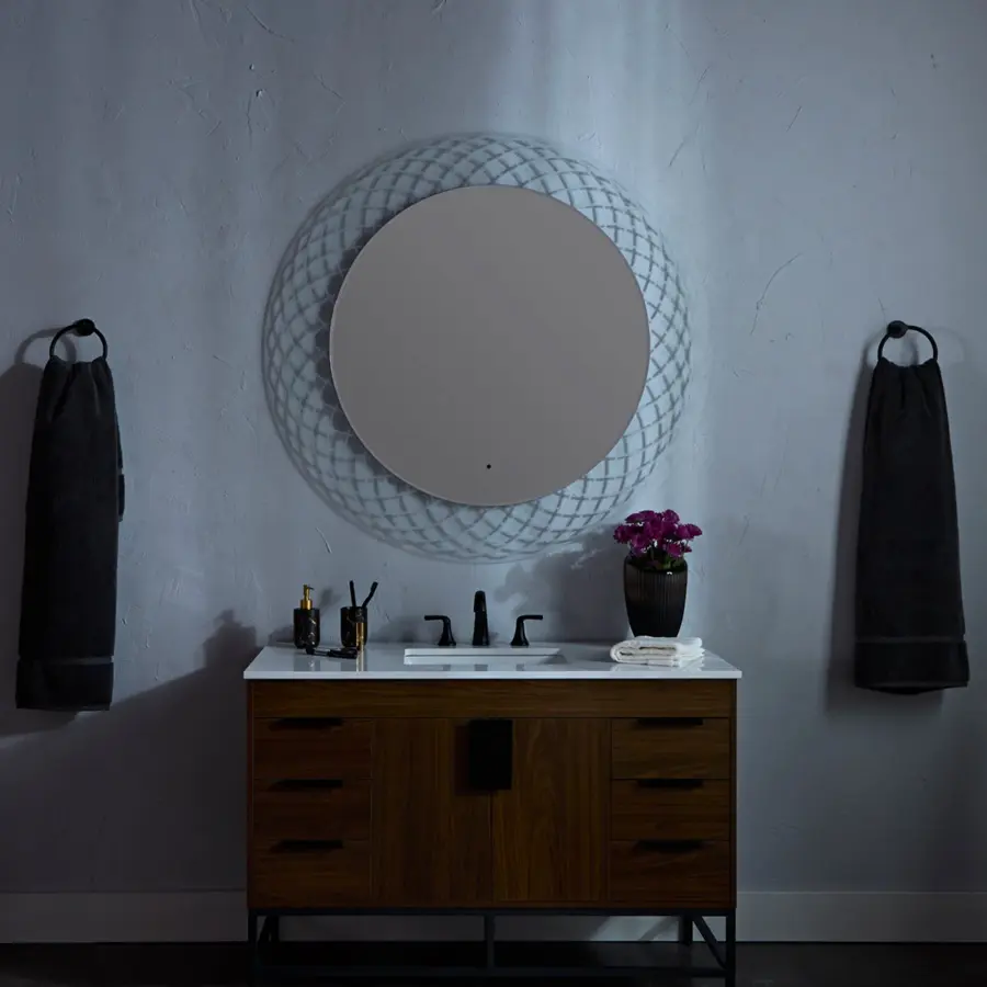 Perla 48" Lighted Mirror with Defogger - Image 15