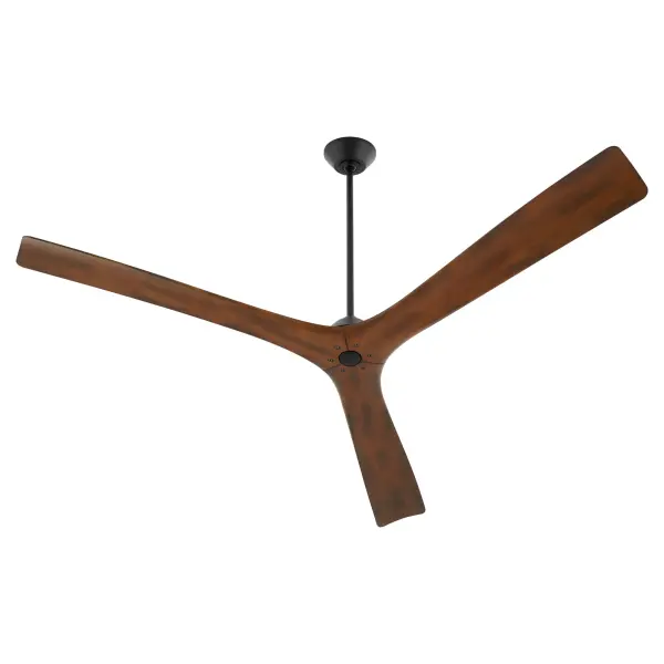 The Mecca 72" Ceiling Fan combines modern minimalist aesthetics with robust DC motor technology. Its unique 3-blade design with smooth square tips creates a striking focal point while delivering optimal airflow for large spaces.