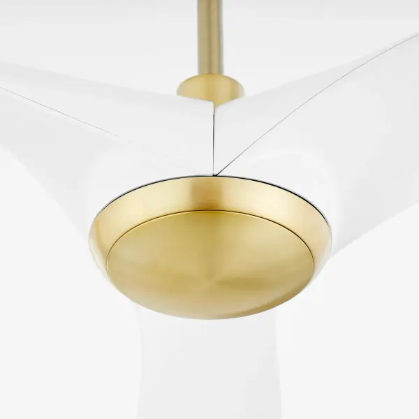 The Ridley combines modern aesthetics with smart technology, featuring a 58" blade sweep, Smart by Bond WiFi control, and an integrated 15W LED light kit with exceptional color rendering. Perfect for large spaces requiring style and performance. - alternate view