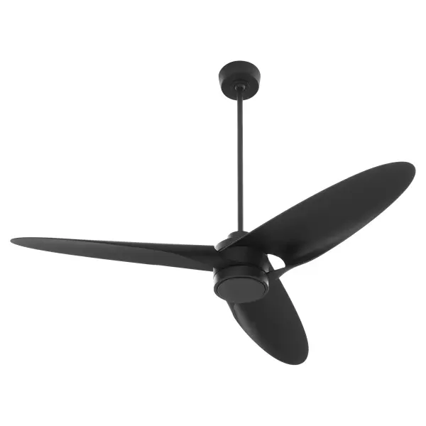 The Xega 60" ceiling fan combines artistic design with smart technology. Three dramatically curved blades create a striking visual while Smart by Bond integration enables convenient control from any device.