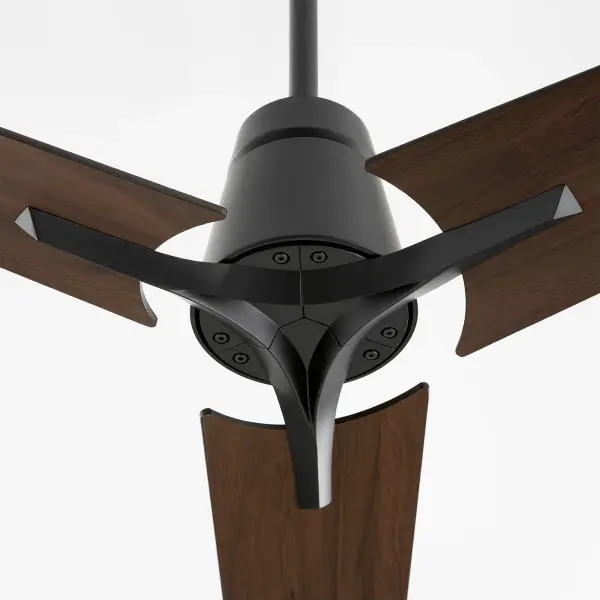 Sleek Modern Fan with Distinctive Tilted Blade Design - Image 2