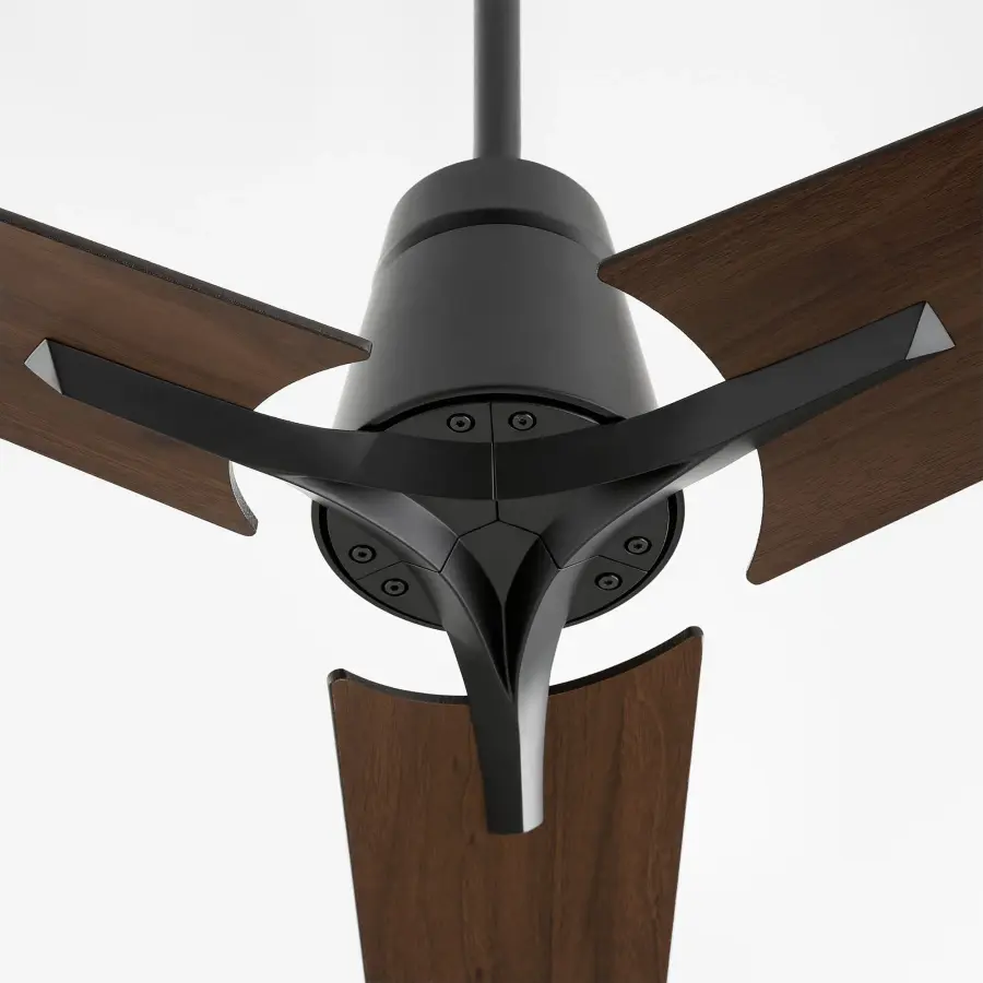 Sleek Modern Fan with Distinctive Tilted Blade Design - Image 2
