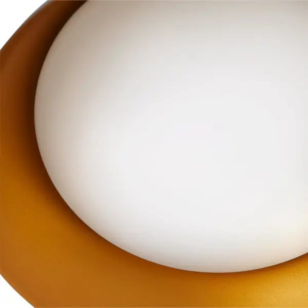 Striking Industrial Pendant with Warm Brass Interior Glow - Image 5