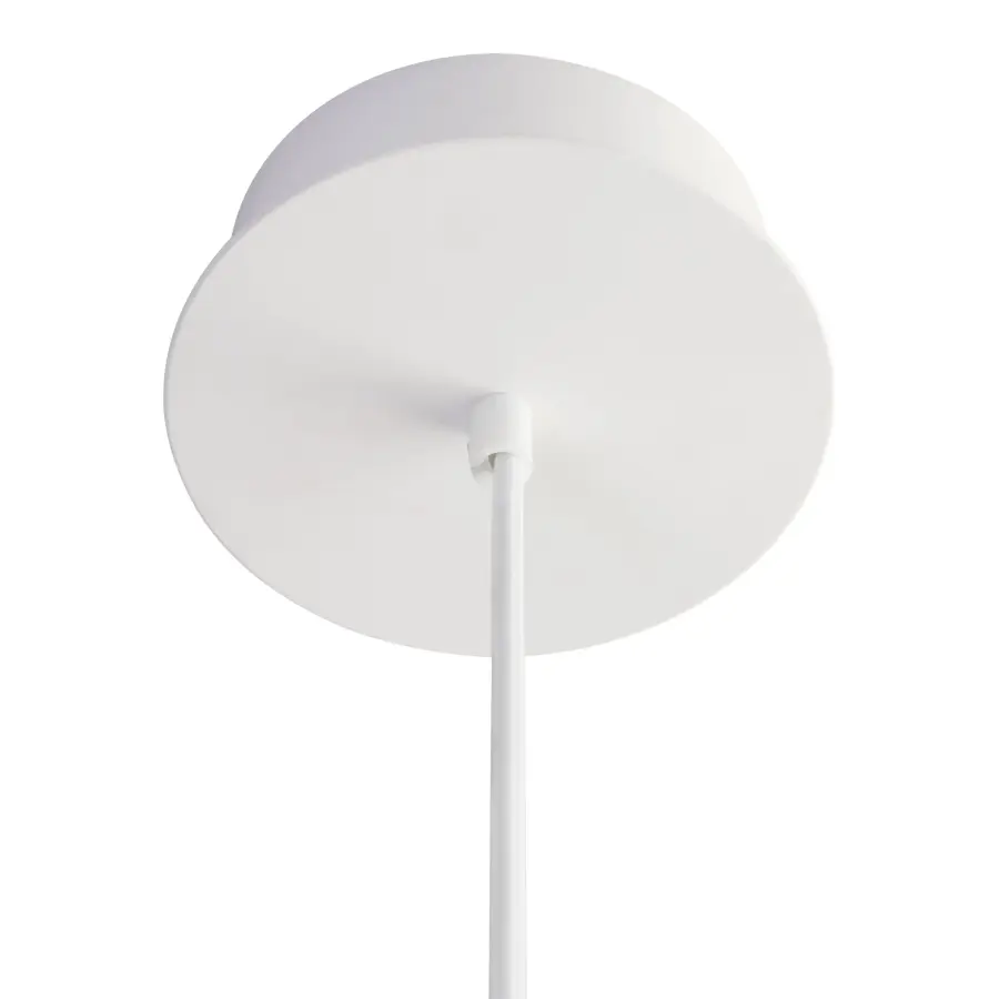 Modern Industrial Pendant with Warm Brass Interior Glow - Image 3