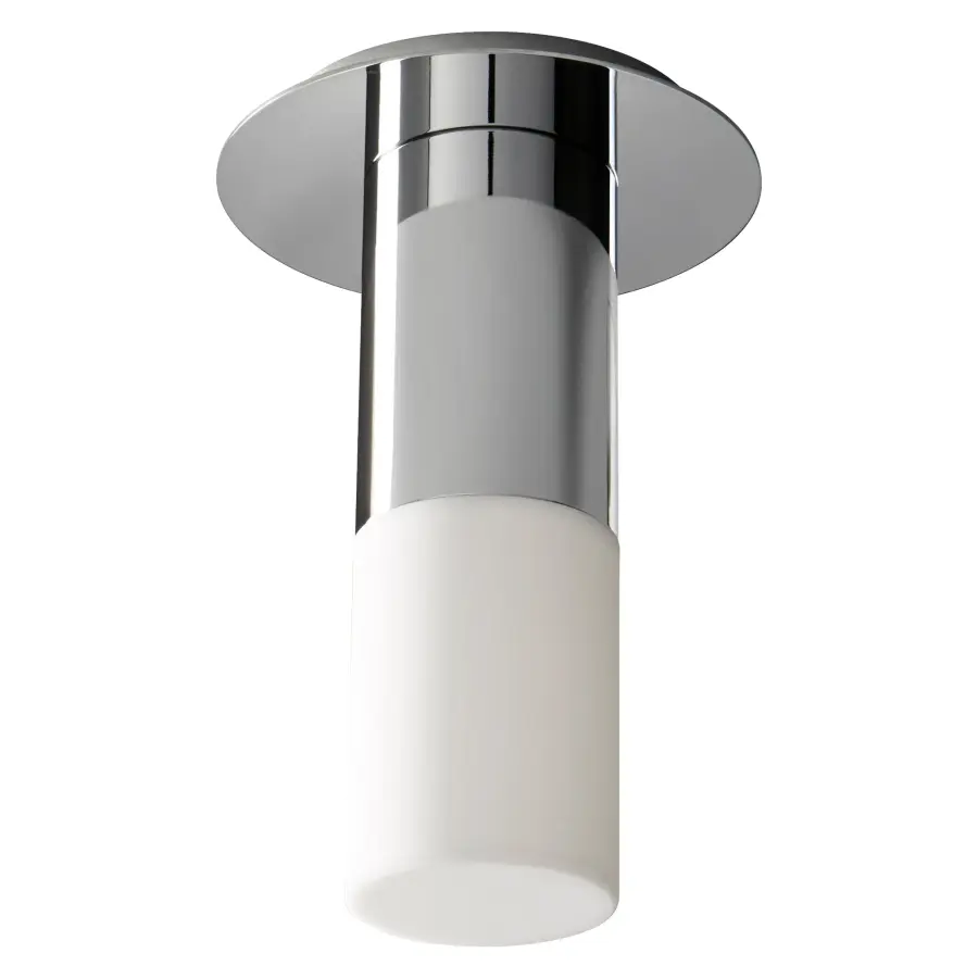 Pilar Small Acrylic Ceiling Mount - Polished Nickel - Image 1