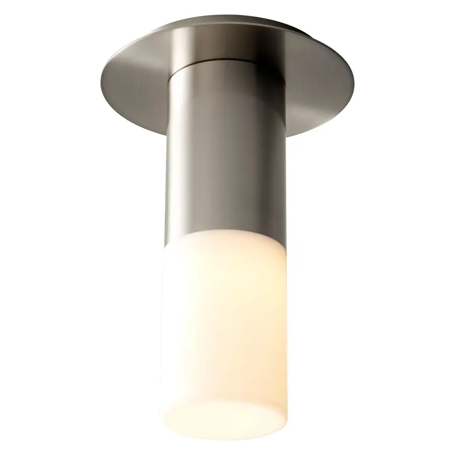 PILAR Small Acrylic Ceiling Mount - Satin Nickel - Image 2
