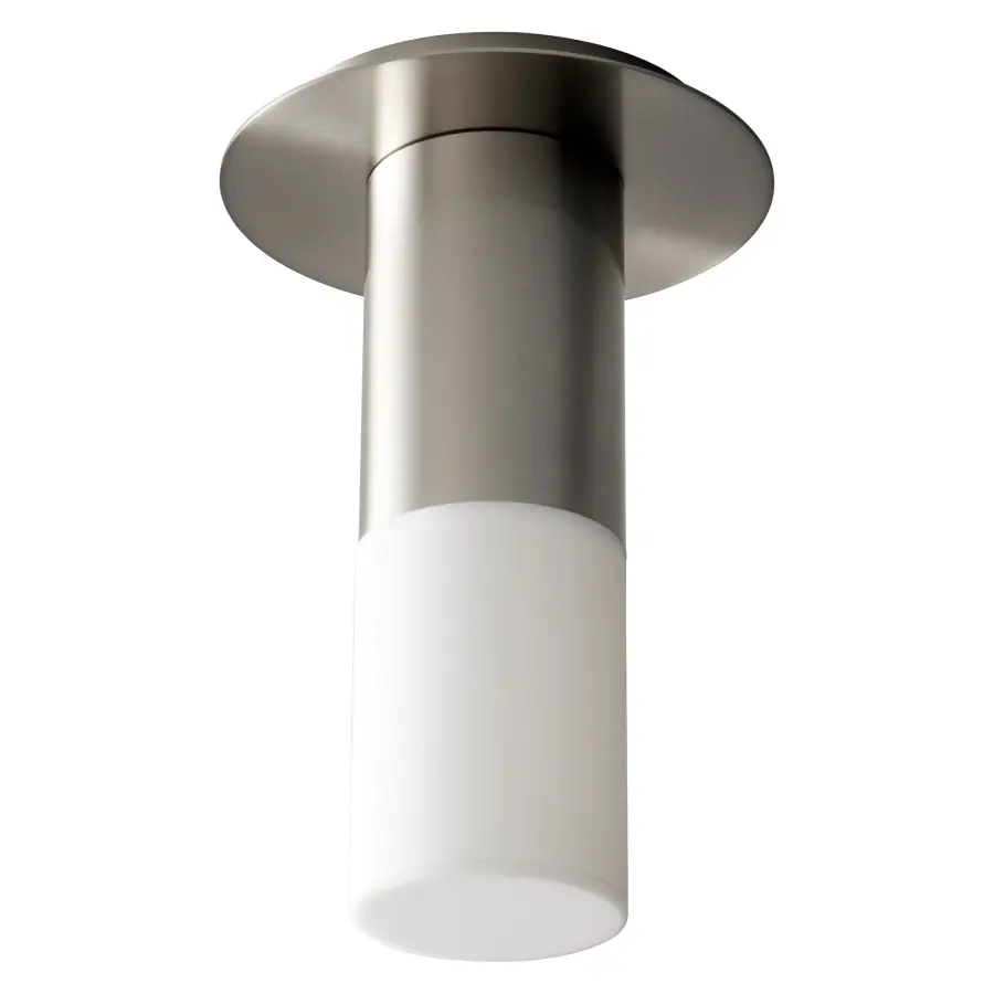 Pilar Small Acrylic Ceiling Mount - Satin Nickel - Image 1