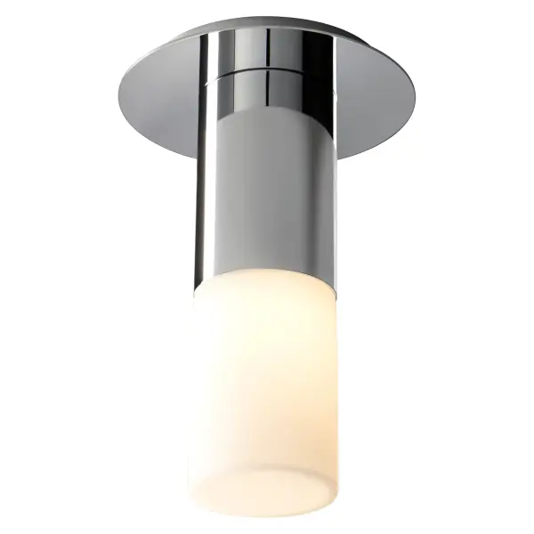 Pilar Small Glass Ceiling Mount - Polished Nickel - Image 2