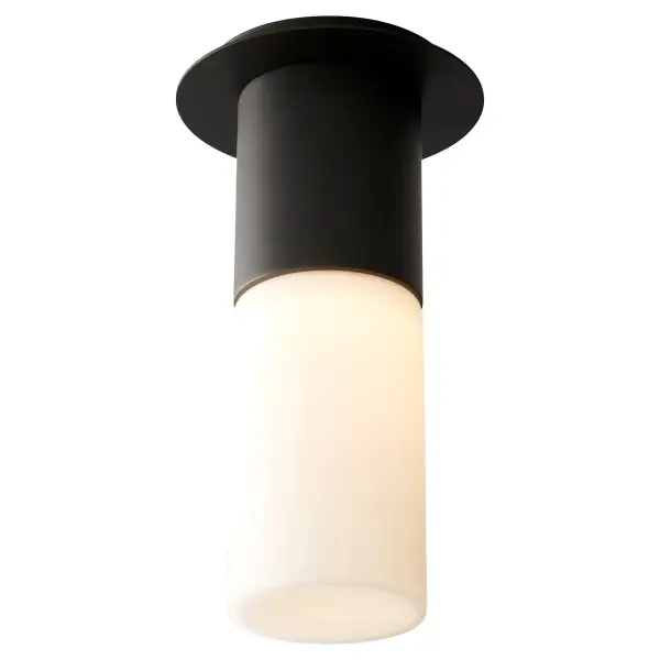 PILAR Large Glass Ceiling Mount - Black - Image 2