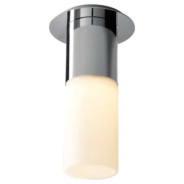 Pilar Large Glass Ceiling Mount - Polished Nickel - Image 2