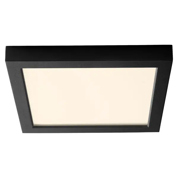 Altair 9" LED Square Flush Mount - Black - Image 2