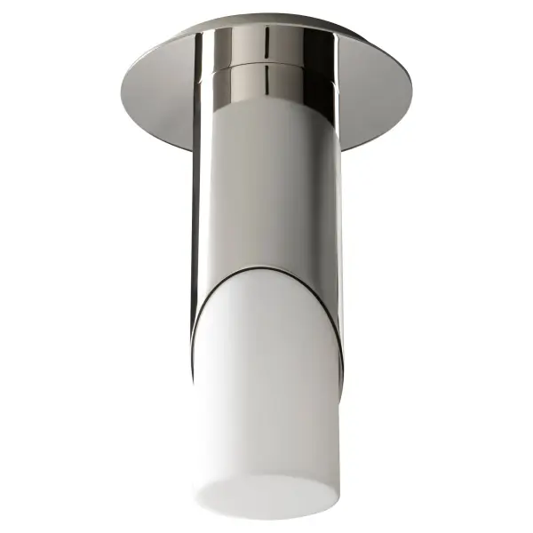 Ellipse Small Acrylic Ceiling Mount - Polished Nickel - Image 1