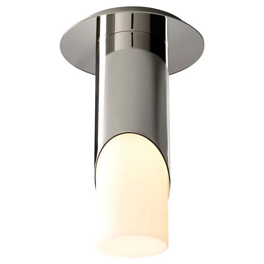 Ellipse Small Acrylic Ceiling Mount - Polished Nickel - Image 2