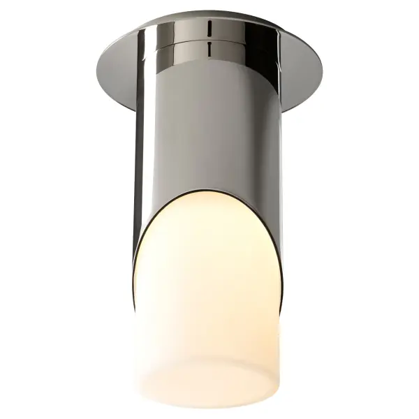 Ellipse Large Glass Ceiling Mount - Polished Nickel - Image 2