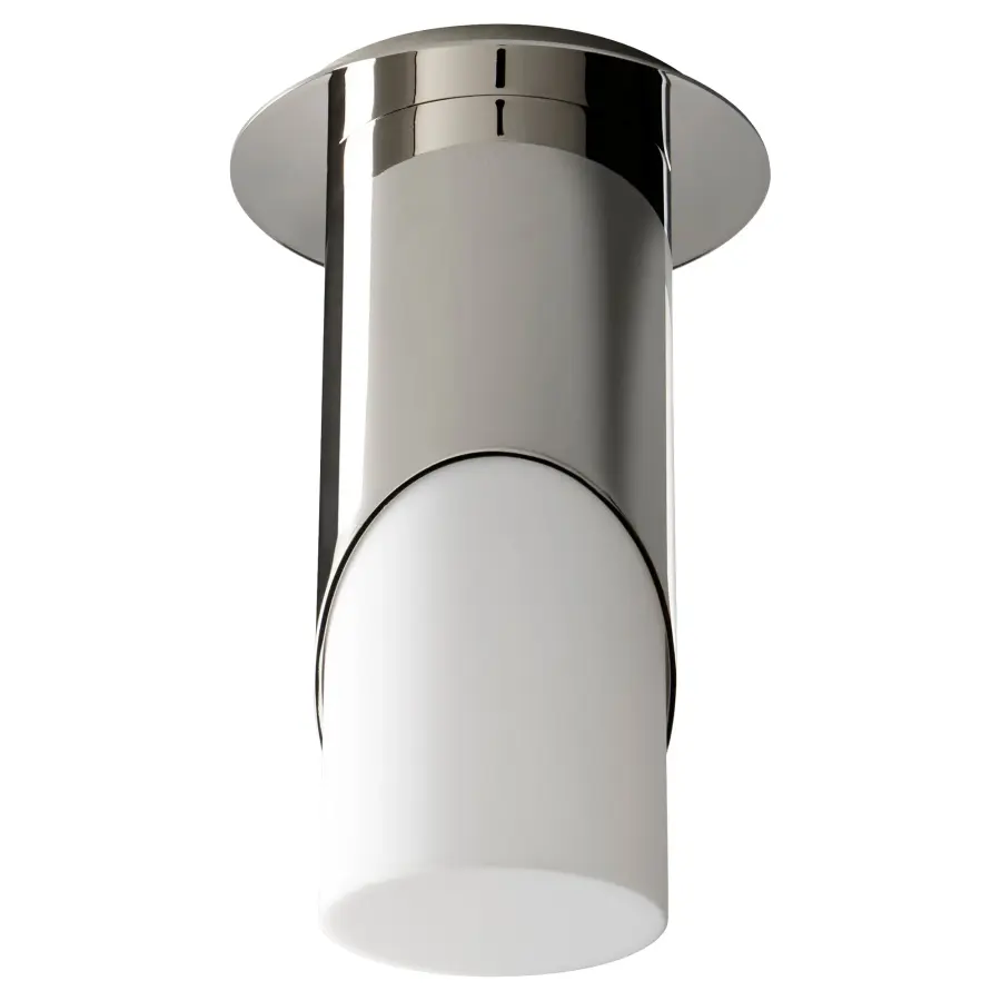Ellipse Large Acrylic Ceiling Mount - Polished Nickel - Image 1