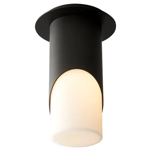 The Ellipse Large brings refined simplicity to modern spaces with its cylindrical glass silhouette and black finish. The 4000K color temperature provides crisp, neutral white light ideal for task-oriented areas.