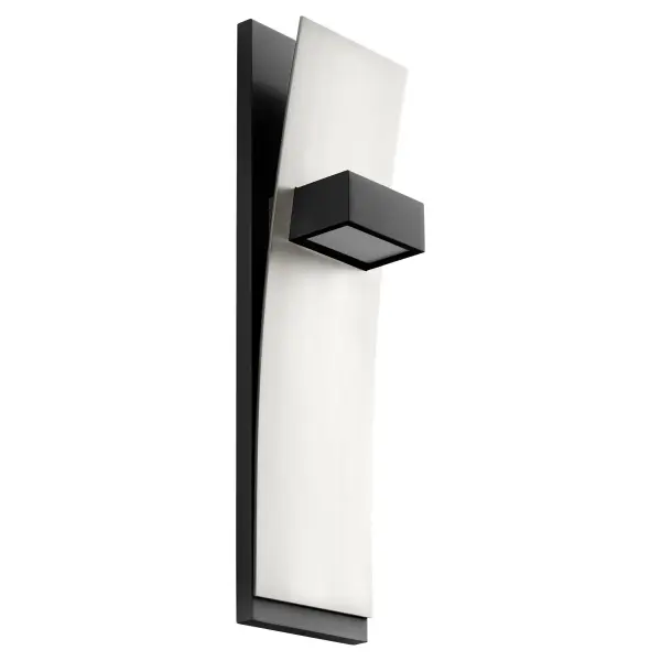 Dario Wall Sconce - Black/Satin Nickel - Image 1