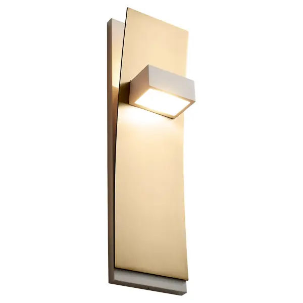 Dario Wall Sconce - White/Aged Brass - Image 3