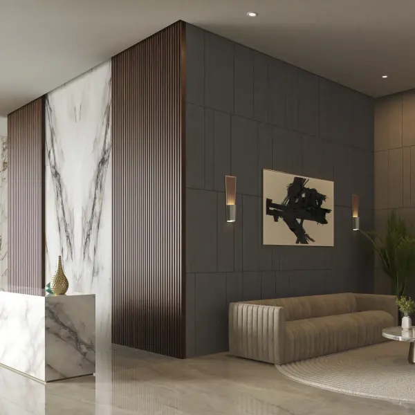 Favero Wall Sconce - Satin Nickel - Image 5