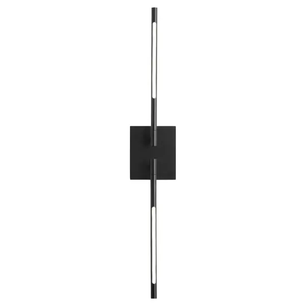 Palillos Two Light LED Wall Sconce in Black - Image 2