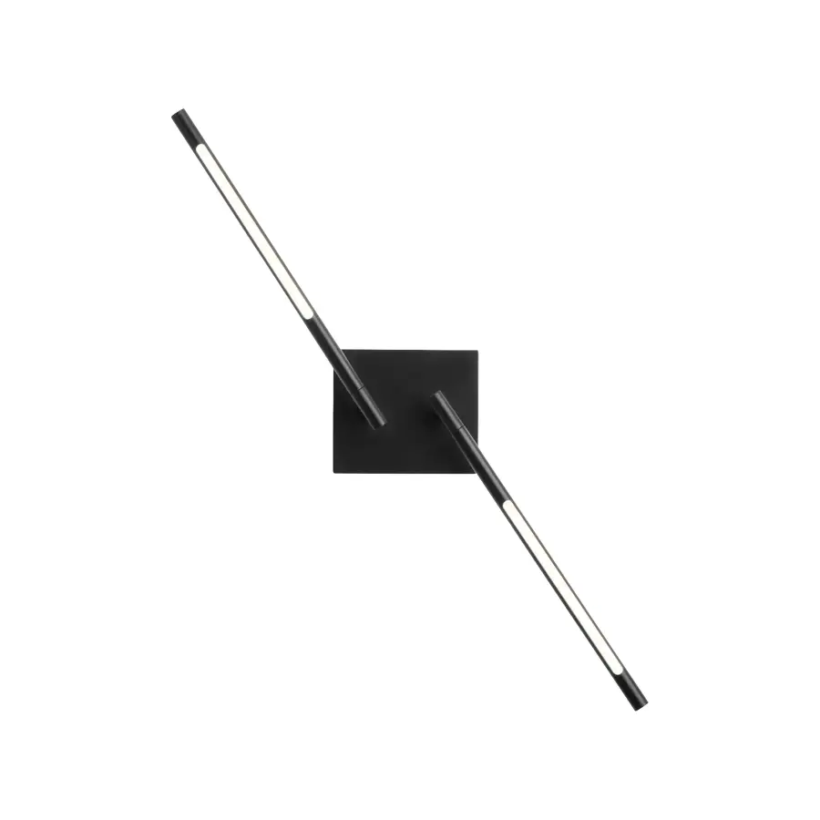 Palillos Two Light LED Wall Sconce in Black - Image 5