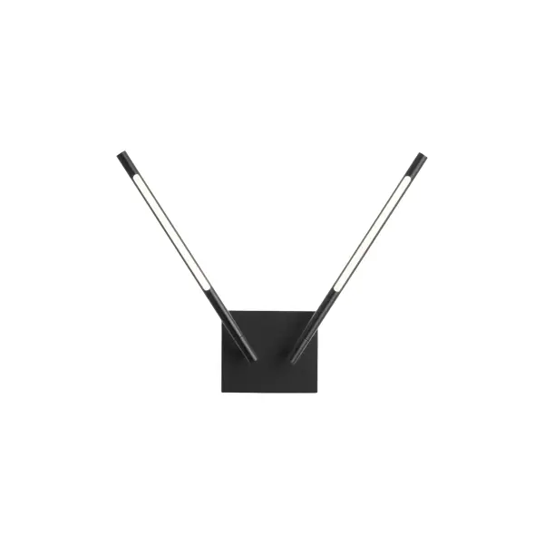 Palillos Two Light LED Wall Sconce in Black - Image 6