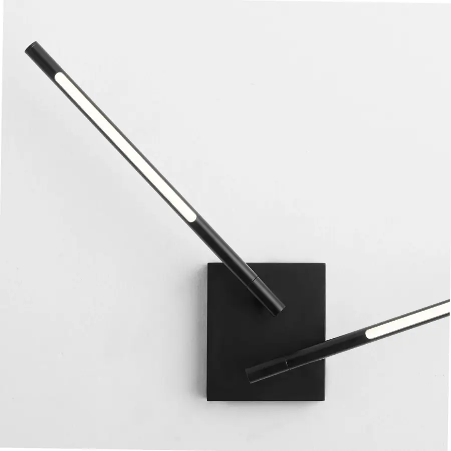 Palillos Two Light LED Wall Sconce in Black - Image 8