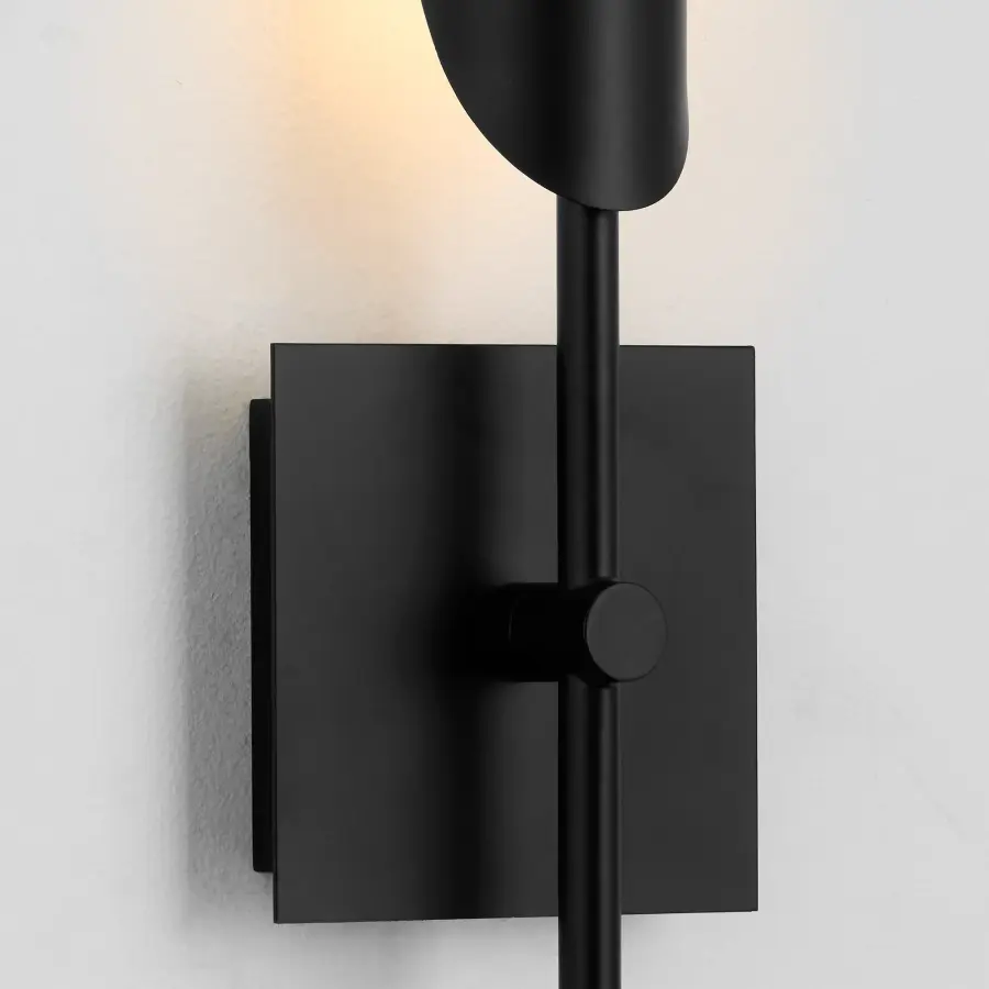 Pivot CCT Wall Sconce in Black and Aged Brass - Image 3