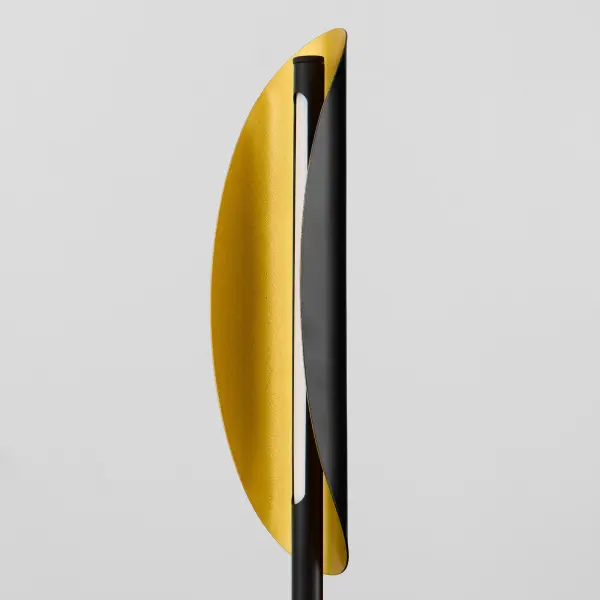 Pivot CCT Wall Sconce in Black and Aged Brass - Image 4