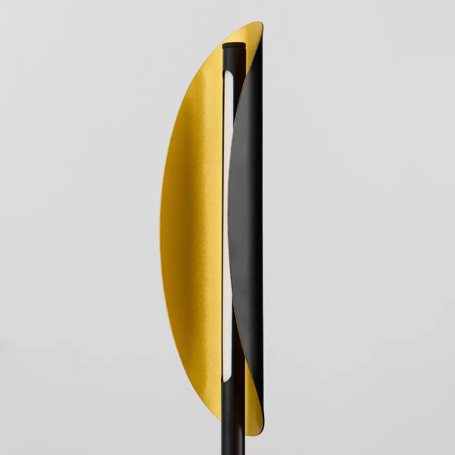 Pivot CCT Wall Sconce in Black and Aged Brass - Image 4