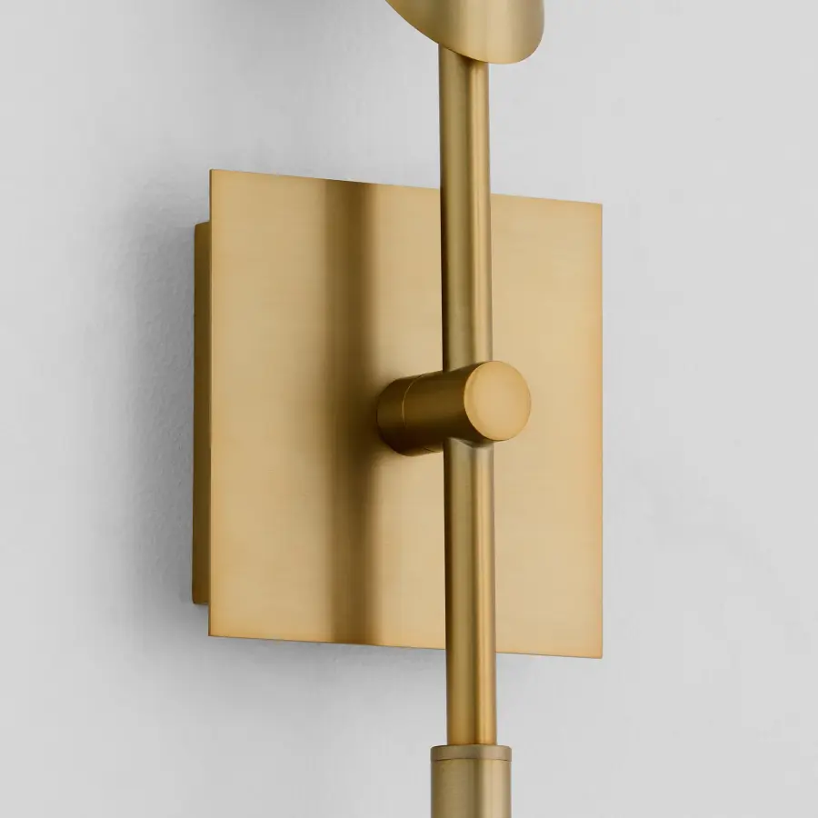 Pivot CCT Wall Sconce in Aged Brass - Image 3