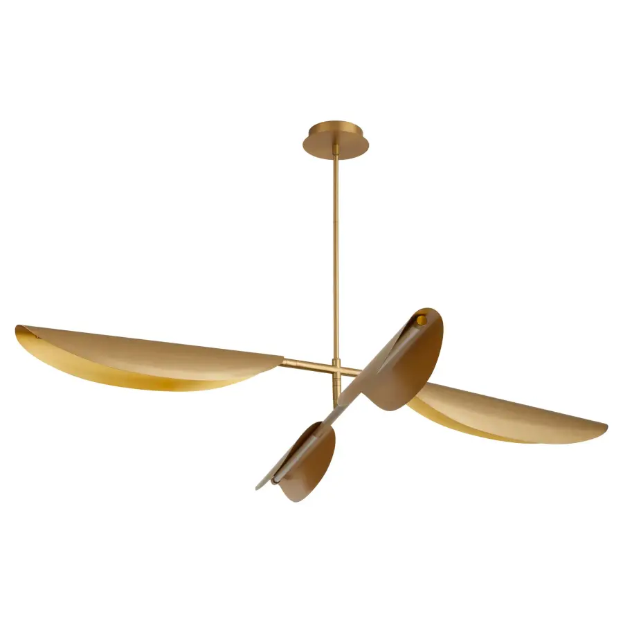 Contemporary Four-Light Chandelier with Adjustable Color Temperature - Image 1