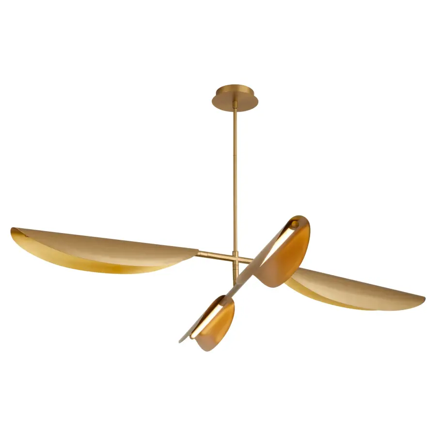 Contemporary Four-Light Chandelier with Adjustable Color Temperature - Image 2