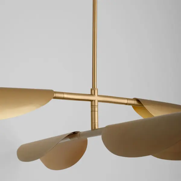 Contemporary Four-Light Chandelier with Adjustable Color Temperature - Image 4