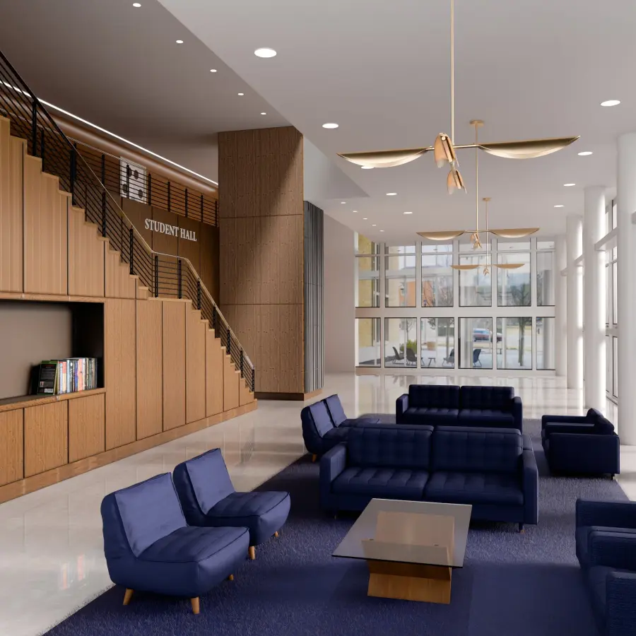 Contemporary Four-Light Chandelier with Adjustable Color Temperature - Image 5