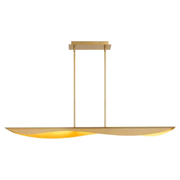 Pivot CCT Linear Chandelier in Aged Brass - Image 2
