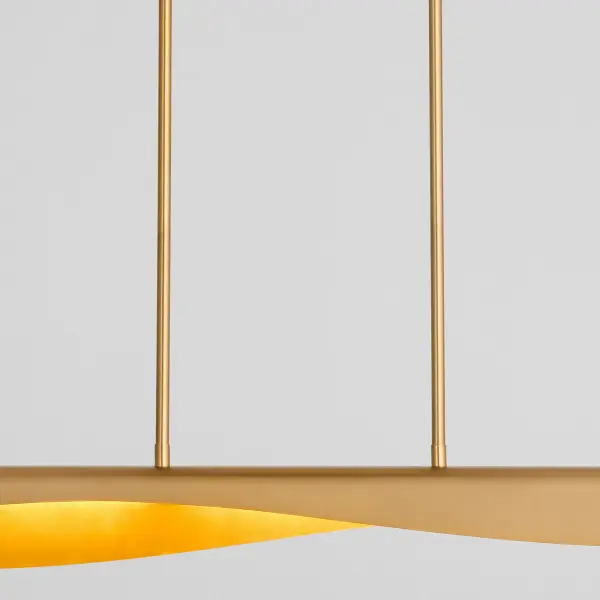 Pivot CCT Linear Chandelier in Aged Brass - Image 3