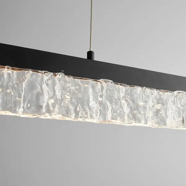 Landon 40" LED Linear Pendant in Black - Image 3