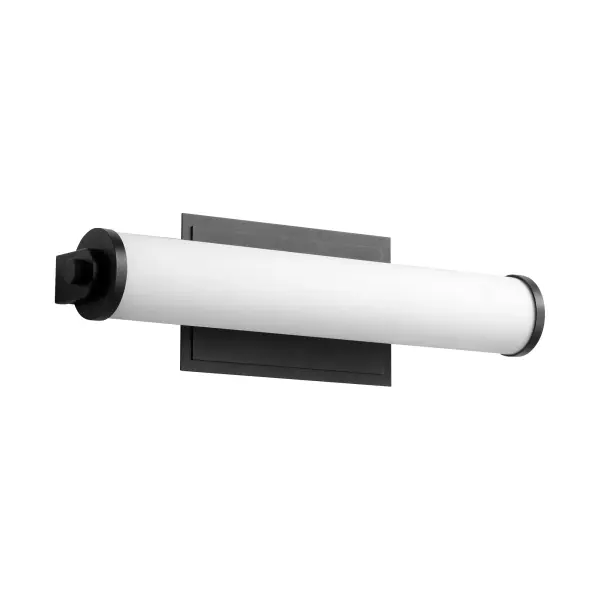 The Tempus delivers contemporary elegance with its cylindrical profile and matte white acrylic diffuser. Dimmable LED technology provides flattering, even illumination perfect for vanities and spa-inspired spaces.