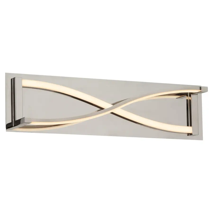 Hyperion 22" LED Vanity Light - Polished Nickel - Image 2