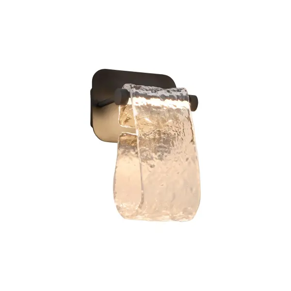Veer 1-Light Wall Sconce in Aged Brass - Image 2