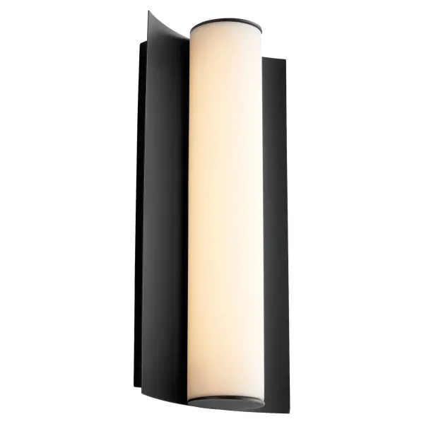 The Wave sconce brings dynamic motion to wall lighting with its curved sculptural frame and matte white diffuser. Full dimming capability and 3000K warm white light make it ideal for bathrooms and hallways where lighting becomes art. - alternate view