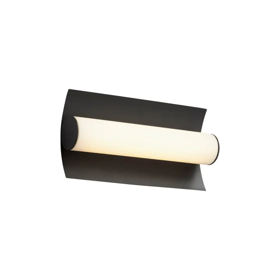 Wave 13" Wall Sconce - Black - Image 3