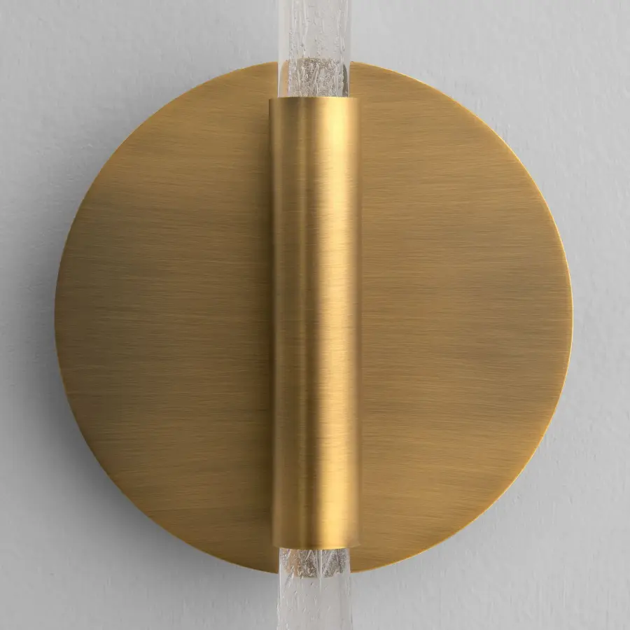Manhattan Two Light LED Sconce in Brushed Brass - Image 6