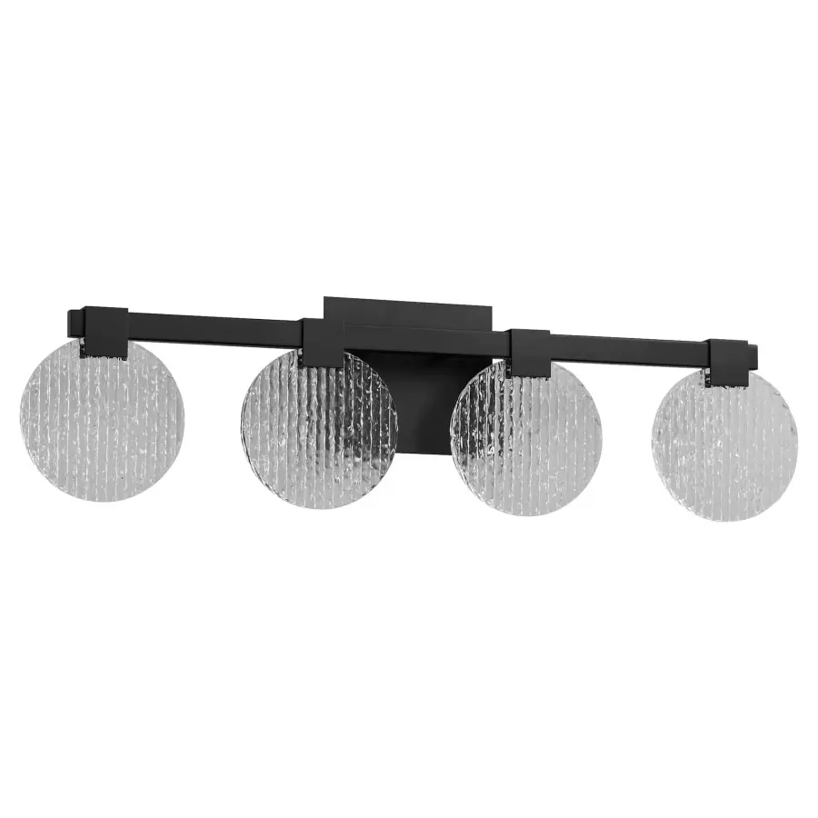 Axiom Four Light CCT LED Vanity in Black - Image 1