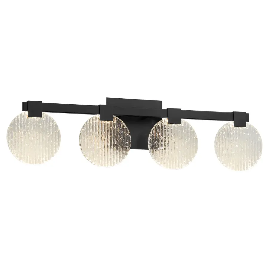 Axiom Four Light CCT LED Vanity in Black - Image 3