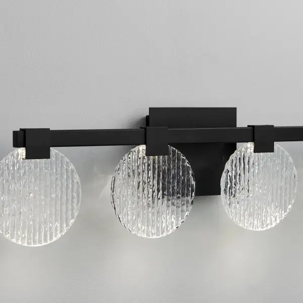 Axiom Four Light CCT LED Vanity in Black - Image 5