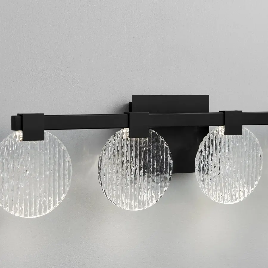 Axiom Four Light CCT LED Vanity in Black - Image 5